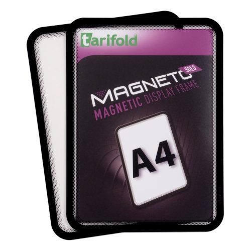 Tasak TARIFOLD Magneto Solo A/4 fekete kerettel hátán mágnes csíkkal