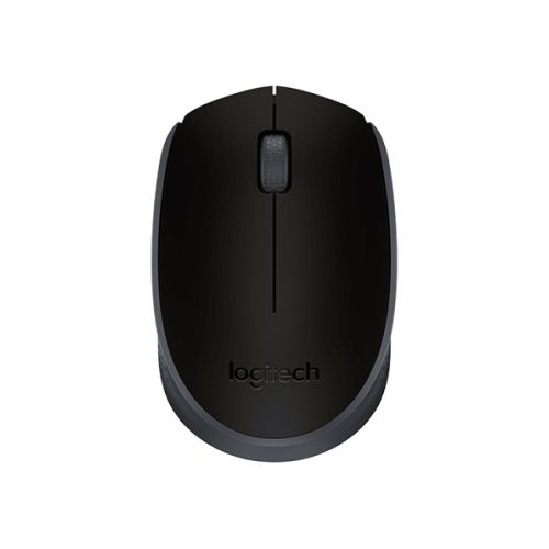 Egér vezeték nélküli LOGITECH M171 2,4 Ghz 1000 DPI fekete/szürke