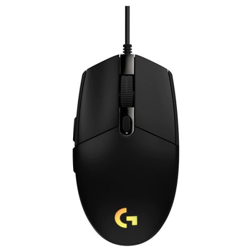 Egér vezetékes LOGITECH G102 LightSync USB 6 gombos 8000 DPI fekete