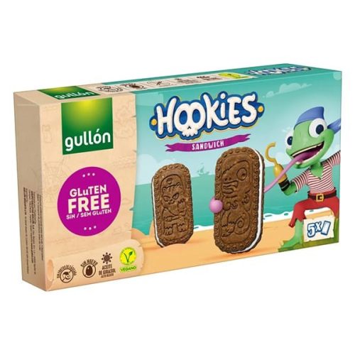 Keksz GULLON Hookies Crema gluténmentes 230g