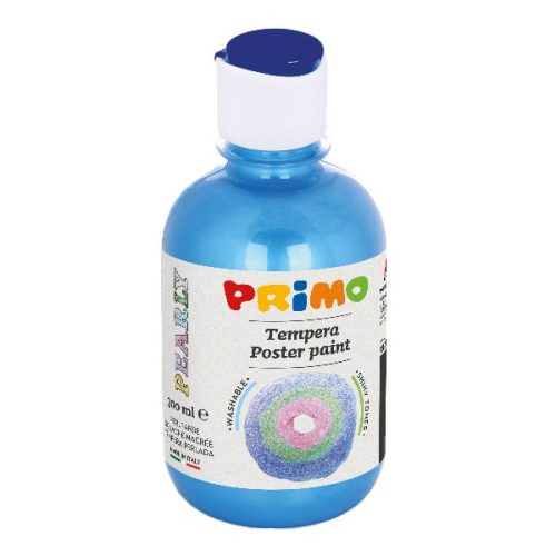 Tempera PRIMO 300 ml csillámos kék