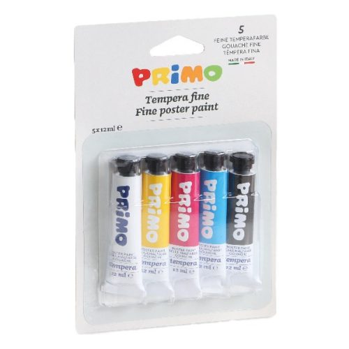 Tempera PRIMO vegyes színek 12 ml 5 db/készlet