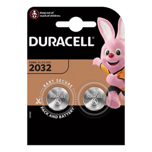 Elem gomb DURACELL DL2032 3V 2-es