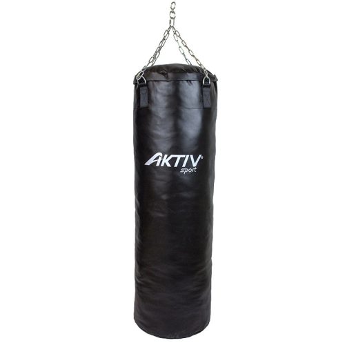 Boxzsák Aktivsport láncos 100x40 cm fekete