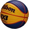 Kosárlabda Wilson FIBA 3x3 6-os méret kék-sárga