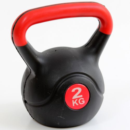 Kettlebell 2 kg műanyag