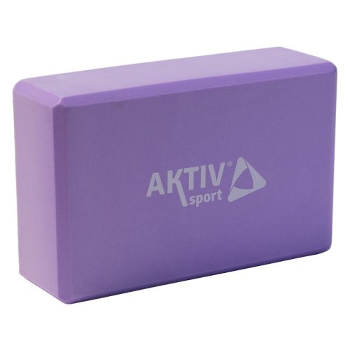 Aktivsport jóga tégla 23x15x7,5 cm lila