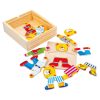 Bino 88047 Willi a medve öltöztető puzzle +3 éves kortól