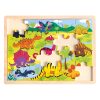 Bino 88079 Dinoszaurusz fa puzzle 20 darbos +10 hónapos kortól