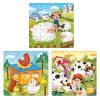 Bino 88131 Bino mágneses puzzle, Farm 3 az 1-ben