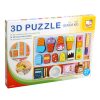 Bino 88266 3D-s fa puzzle  Fagylaltozó +3 éves kortól